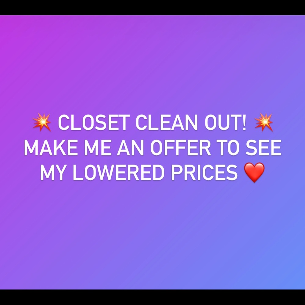 Closet clean out